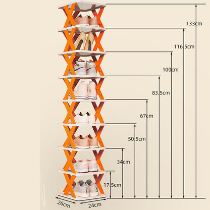 Folding Multi-Layer Shoe Rack