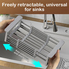 Expandable Kitchen Sink Drain Rack