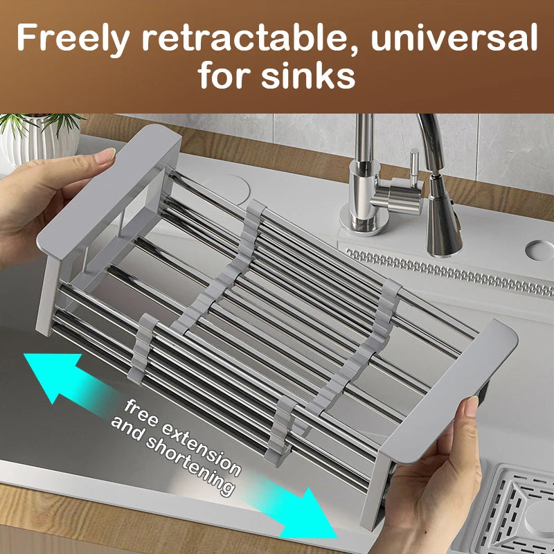 Expandable Kitchen Sink Drain Rack