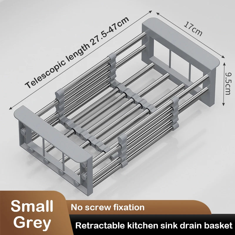 Expandable Kitchen Sink Drain Rack