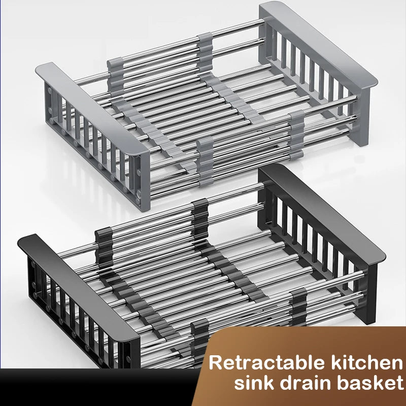 Expandable Kitchen Sink Drain Rack